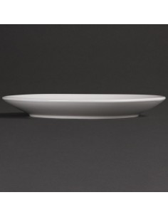 Olympia Whiteware Coupe Plates 230mm 2