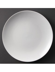 Olympia Whiteware Coupe Plates 310mm