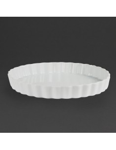 Olympia Whiteware Flan Dishes 265mm