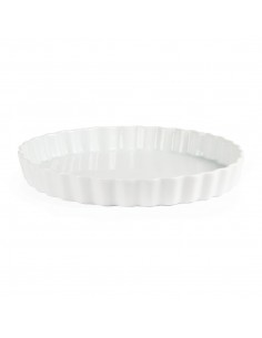Olympia Whiteware Flan Dishes 265mm 2
