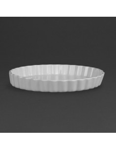 Olympia Whiteware Flan Dishes 297mm