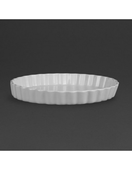 Olympia Whiteware Flan Dishes 297mm