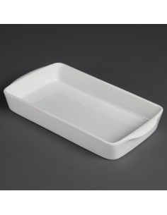 Olympia Whiteware Oblong Roasters 305x 163mm 2