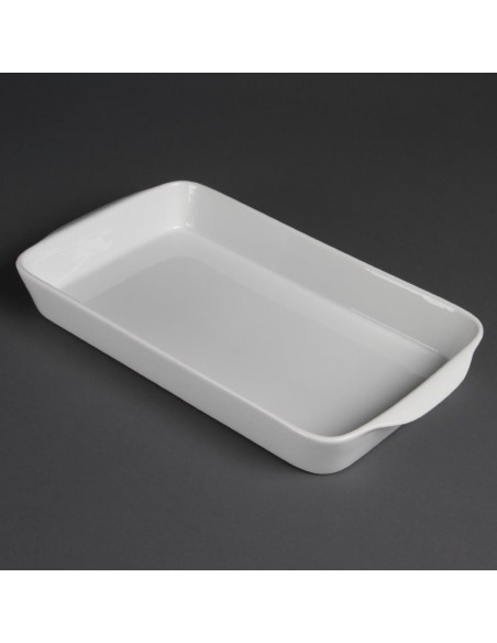 Olympia Whiteware Oblong Roasters 395x 219mm