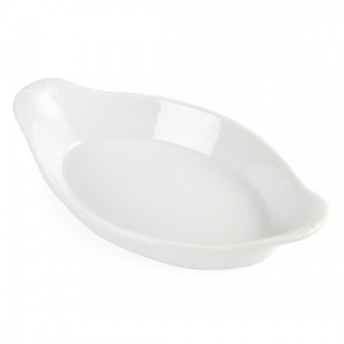 Olympia Whiteware Oval Eared Dishes 204mm