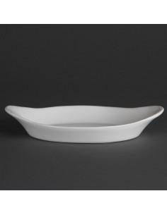 Olympia Whiteware Oval Eared Dishes 229x 127mm 2