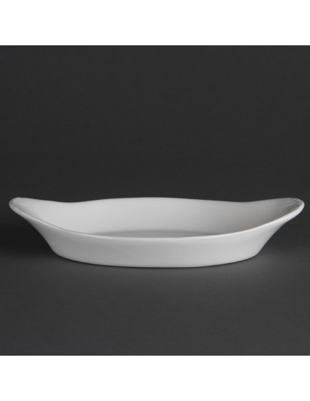 Olympia Whiteware Oval Eared Dishes 229x 127mm