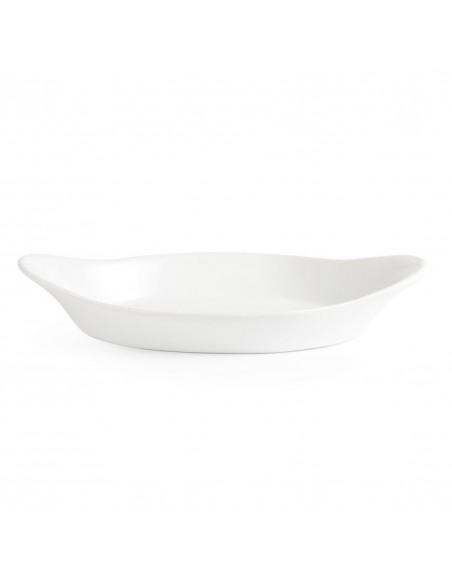 Olympia Whiteware Oval Eared Dishes 229x 127mm