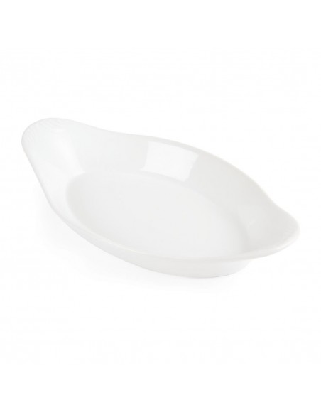 Olympia Whiteware Oval Eared Dishes 229x 127mm