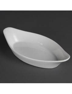 Olympia Whiteware Oval Eared Dishes 262mm