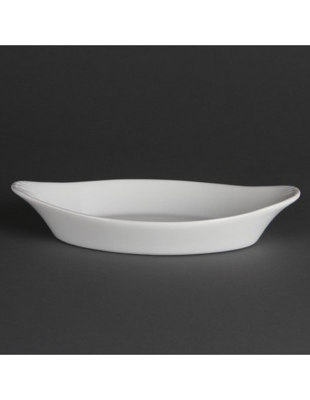 Olympia Whiteware Oval Eared Dishes 262mm
