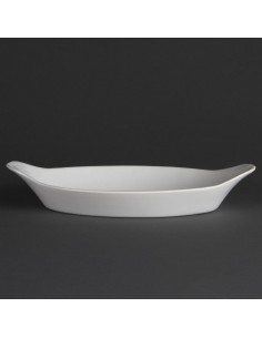 Olympia Whiteware Oval Eared Dishes 289mm 2