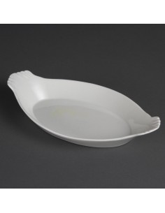 Olympia Whiteware Oval Eared Dishes 320x 177mm