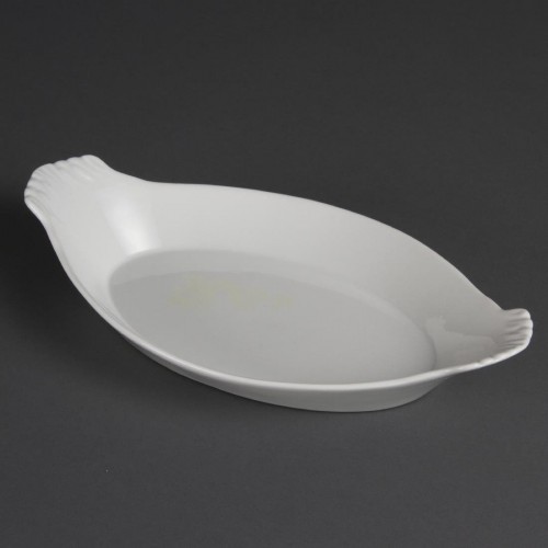 Olympia Whiteware Oval Eared Dishes 320x 177mm