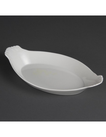 Olympia Whiteware Oval Eared Dishes 320x 177mm
