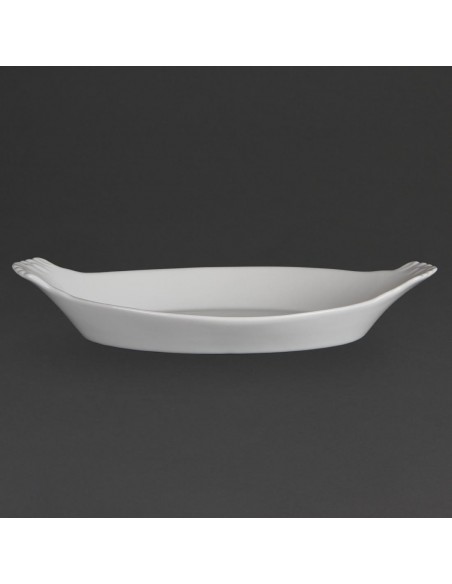 Olympia Whiteware Oval Eared Dishes 320x 177mm