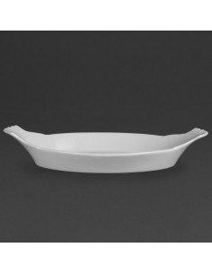 Olympia Whiteware Oval Eared Dishes 360x 199mm