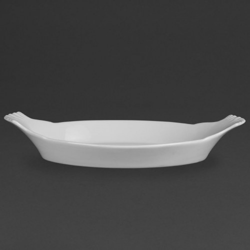 Olympia Whiteware Oval Eared Dishes 360x 199mm
