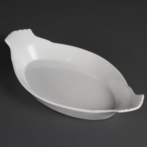 Olympia Whiteware Oval Eared Dishes 360x 199mm
