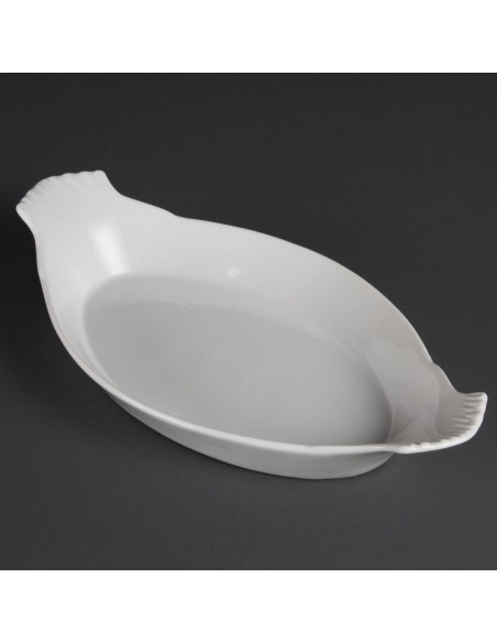 Olympia Whiteware Oval Eared Dishes 360x 199mm