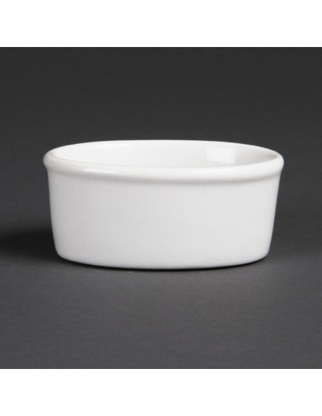 Olympia Whiteware Oval Ramekins 105mm