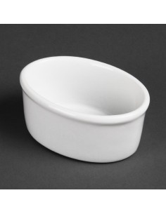 Olympia Whiteware Oval Ramekins 105mm 2