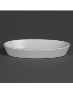 Olympia Whiteware Oval Sole Dishes 195x 110mm
