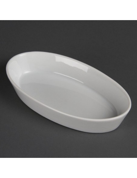Olympia Whiteware Oval Sole Dishes 195x 110mm