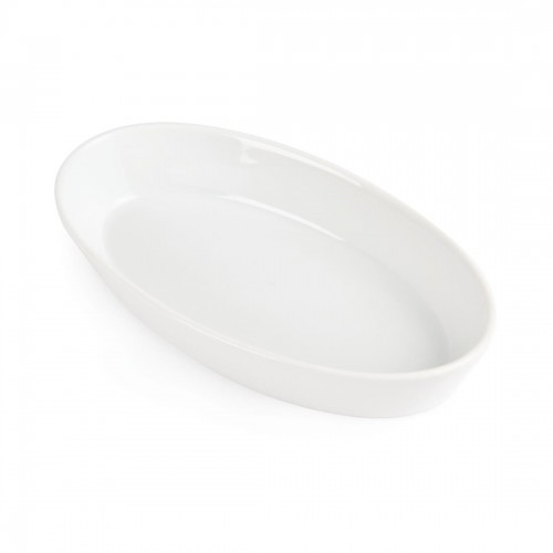 Olympia Whiteware Oval Sole Dishes 195x 110mm