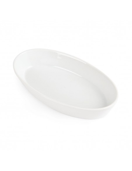 Olympia Whiteware Oval Sole Dishes 195x 110mm