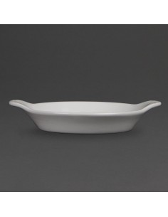 Olympia Whiteware Round Eared Dishes 167x 137mm