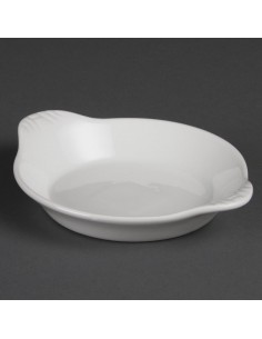 Olympia Whiteware Round Eared Dishes 167x 137mm 2