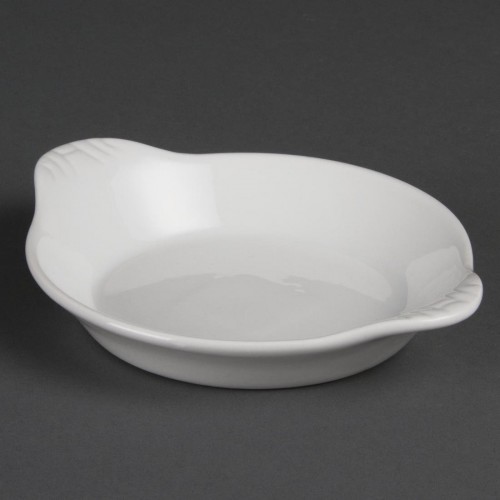 Olympia Whiteware Round Eared Dishes 167x 137mm