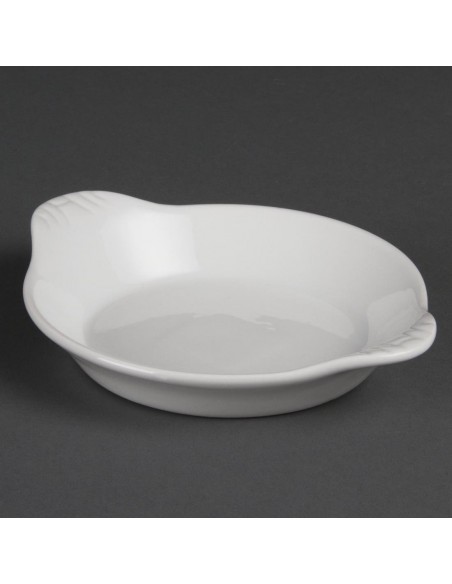 Olympia Whiteware Round Eared Dishes 167x 137mm
