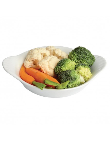 Olympia Whiteware Round Eared Dishes 192x 151mm