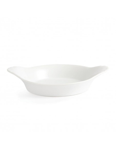 Olympia Whiteware Round Eared Dishes 220mm