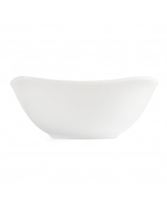 Olympia Whiteware Rounded Square Bowls 140mm 2