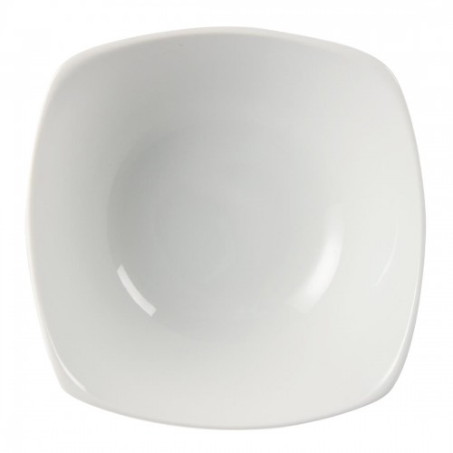Olympia Whiteware Rounded Square Bowls 140mm