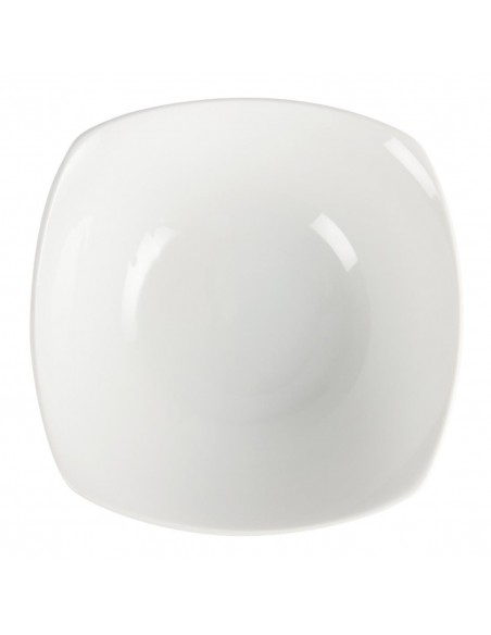 Olympia Whiteware Rounded Square Bowls 180mm