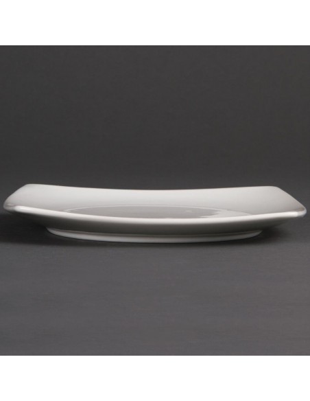 Olympia Whiteware Rounded Square Plates 185mm