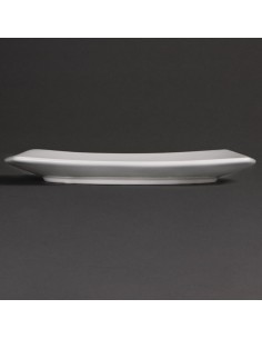 Olympia Whiteware Rounded Square Plates 240mm 2