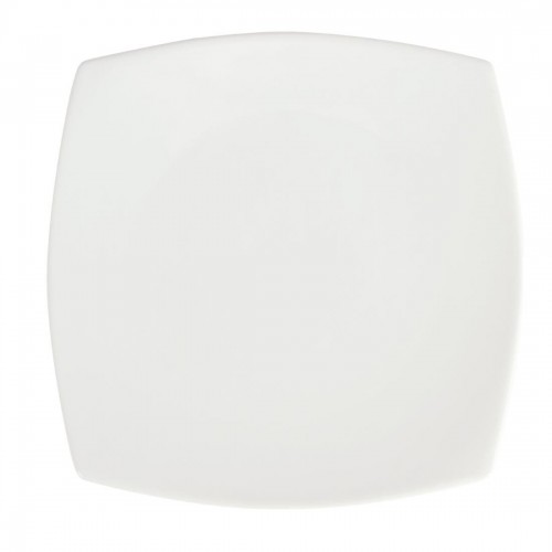 Olympia Whiteware Rounded Square Plates 240mm