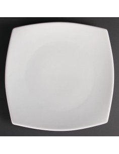 Olympia Whiteware Rounded Square Plates 305mm