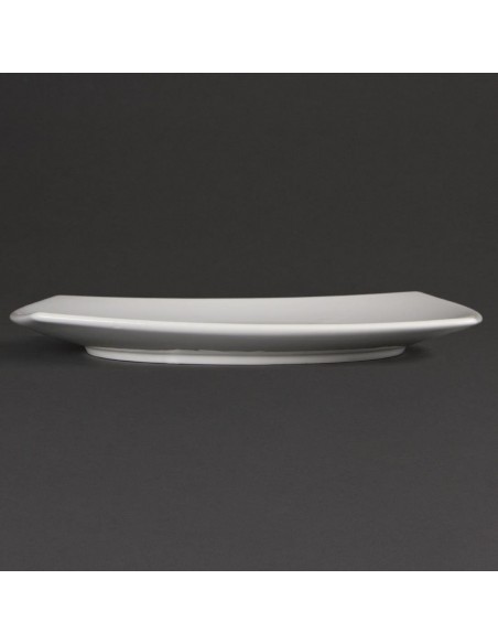 Olympia Whiteware Rounded Square Plates 305mm
