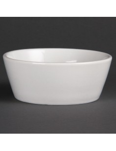 Olympia Whiteware Sloping Edge Bowls 120mm