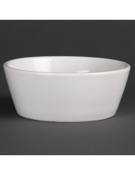 Olympia Whiteware Sloping Edge Bowls 120mm