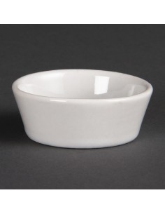 Olympia Whiteware Sloping Edge Bowls 50mm