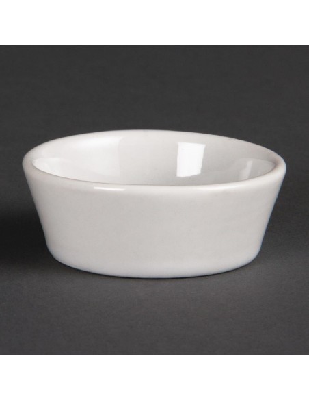 Olympia Whiteware Sloping Edge Bowls 50mm