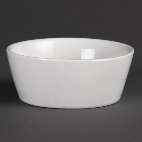 Olympia Whiteware Sloping Edge Bowls 90mm