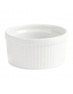 Olympia Whiteware Souffle Dishes 105mm 2